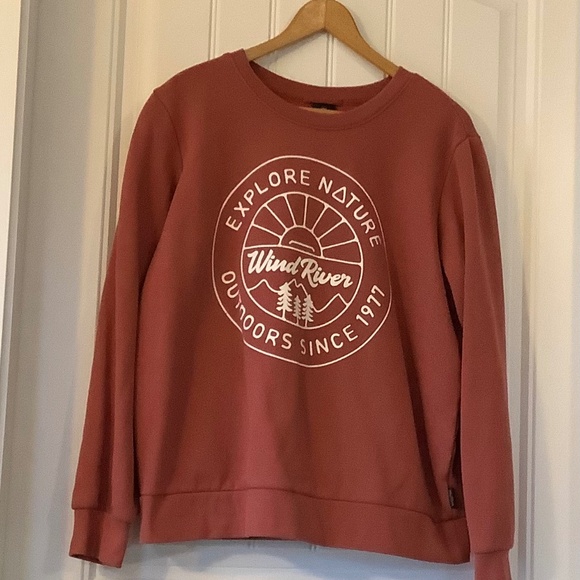 Wind River Tops - Wind River  fleece cotton crew sweatshirt size L